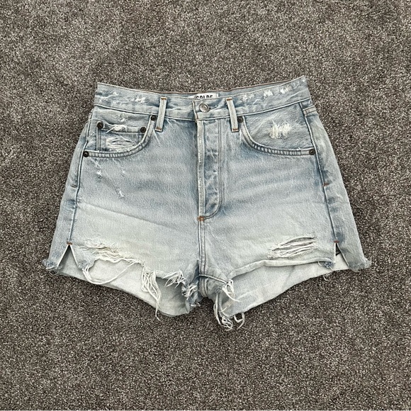 AGOLDE Jaden High Rise Shorts - Picture 6 of 9